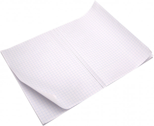 Пленка Deli EZ75112 Super Wings для книги с липк.сл. (набор 10шт) ПП гладкая прозр. 500х360мм