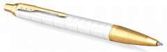 Ручка шариков. Parker IM Premium K318 (CW2143643) Pearl GT M син. черн. подар.кор.