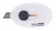 Нож канцелярский Deli E2050 mini сталь ассорти блистер