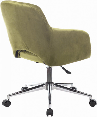 Кресло Бюрократ CH-380SL фисташковый Italia 12 крестов. металл хром