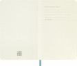 Блокнот Moleskine CLASSIC SOFT QP611B35 Pocket 90x140мм 192стр. линейка мягкая обложка голубой
