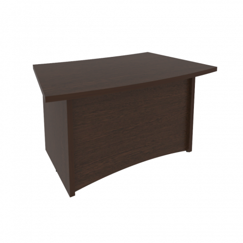First Стол руководителя криволинейный KSR-5 Венге 1400*900*765