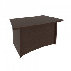 First Стол руководителя криволинейный KSR-5 Венге 1400*900*765