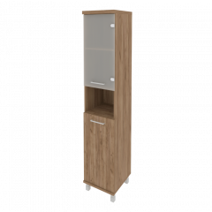 First Шкаф высокий узкий правый KSU-1.4 (R) Дуб табак 401*432*2060