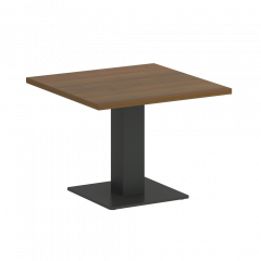 Home Office Стол журнальный квадратный VR.SP-5-60.2G Орех/Антрацит металл 600*600*450