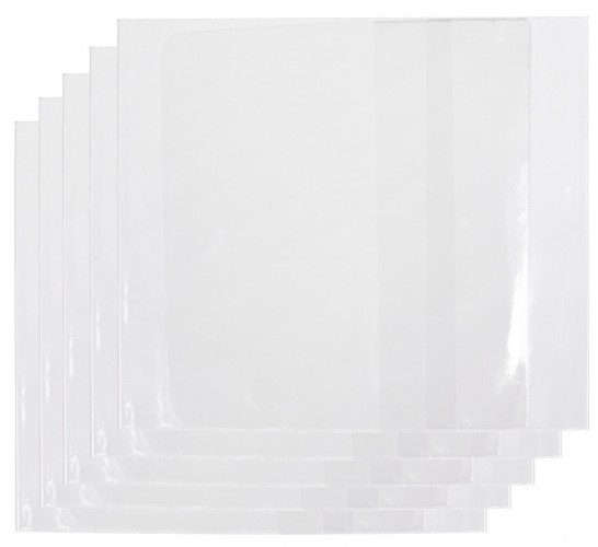 Обложка 3175.1 универсальная ПВХ 110мкм гладкая прозр. 215х685мм