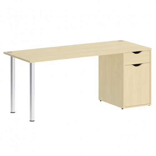 Home Office Стол письменный VR.SP-3-178.1 Клён/Хром опоры 1780*720*750