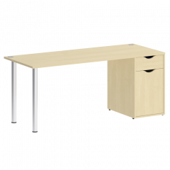 Home Office Стол письменный VR.SP-3-178.1 Клён/Хром опоры 1780*720*750