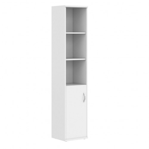 Шкаф колонка с глухой малой дверью СУ-1.1(L) Белый 406*365*1975 IMAGO