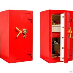 Сейф Valberg Gold Рубеж 1368 EL (красный)