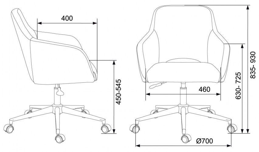 Кресло Бюрократ CH-380SL сапфировый Italia 17 крестов. металл хром
