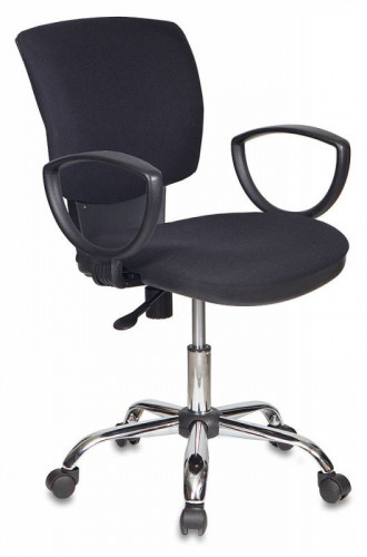 Кресло Бюрократ Ch-626AXSL черный 10-11 крестов. металл хром