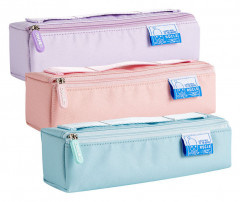 Пенал Deli 66971 ассорти 1отд. 215х55х55 текстиль