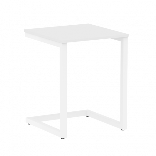 Home Office Стол письменный VR.SP-2-58 Белый/Белый металл 580*600*750