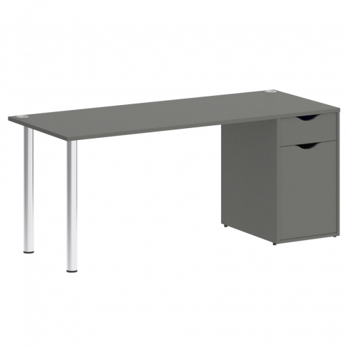 Home Office Стол письменный VR.SP-3-178.1 Металлик/Хром опоры 1780*720*750