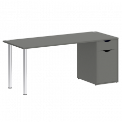 Home Office Стол письменный VR.SP-3-178.1 Металлик/Хром опоры 1780*720*750