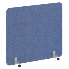 R-line soft Перегородка на металлических опорах, на роликах AP.R-160-140 Romeo 11/Серый металл 1600*18*1400