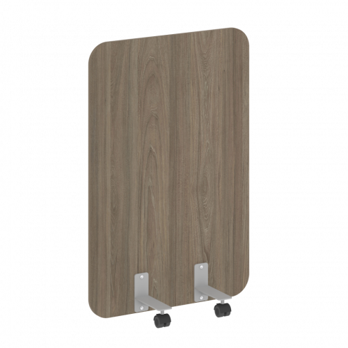 R-line Перегородка на металлических опорах, на роликах DP.R-80-120 Вяз/Серый металл 800*18*1200