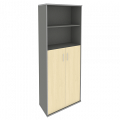 Riva Шкаф высокий широкий А.СТ-1.6 Клён металлик 770*365*1980