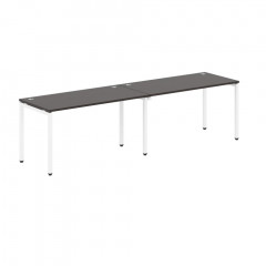 Стол 2-х местный XWST 2870 Легно темный/Белый 2806х700х750 XTEN-S