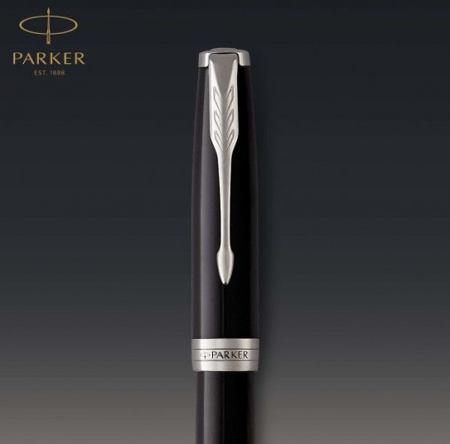 Ручка роллер Parker Sonnet Core T530 (CW1931501) LaqBlack CT F черн. черн. подар.кор.