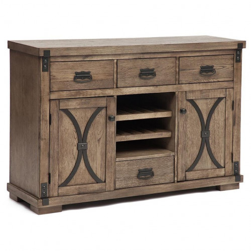 Комод ROOKERY (mod. 4280-SE(R)), дерево гевея, МДФ, 142 х 44 х 96 см, античный дуб