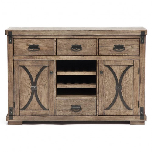 Комод ROOKERY (mod. 4280-SE(R)), дерево гевея, МДФ, 142 х 44 х 96 см, античный дуб