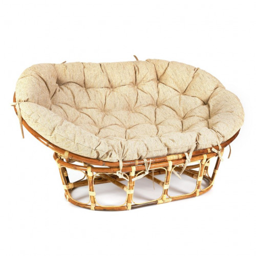 Кресло "MAMASAN ECO SKIN" / с подушкой /, Natural (натуральный), ткань Старт