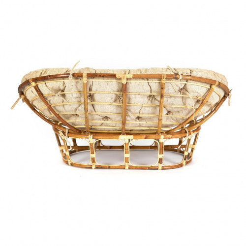 Кресло "MAMASAN ECO SKIN" / с подушкой /, Natural (натуральный), ткань Старт