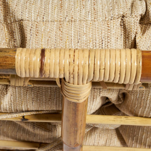 Кресло "MAMASAN ECO SKIN" / с подушкой /, Natural (натуральный), ткань Старт