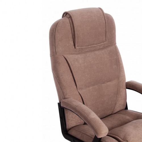 Кресло BERGAMO (хром), велюр Clermon, бежевый, 40