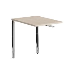 Брифинг приставка XGB 860.1 Бук Тиара/Нержавеющая сталь 800х600х750 XTEN GLOSS