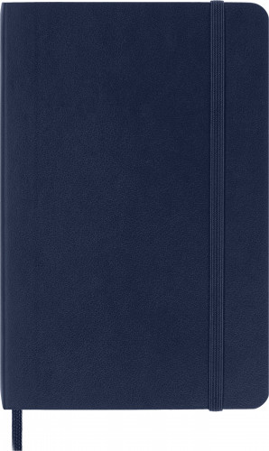 Блокнот Moleskine CLASSIC SOFT QP611B20 Pocket 90x140мм 192стр. линейка мягкая обложка синий сапфир