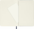 Блокнот Moleskine CLASSIC SOFT QP611B20 Pocket 90x140мм 192стр. линейка мягкая обложка синий сапфир