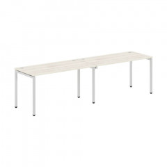 Стол 2-х местный XWST 2870 Сосна Эдмонт/Алюминий 2806х700х750 XTEN-S