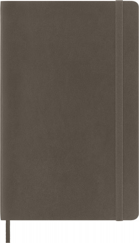 Блокнот Moleskine CLASSIC SOFT QP618P14 Large 130х210мм 192стр. нелинованный мягкая обложка коричневый