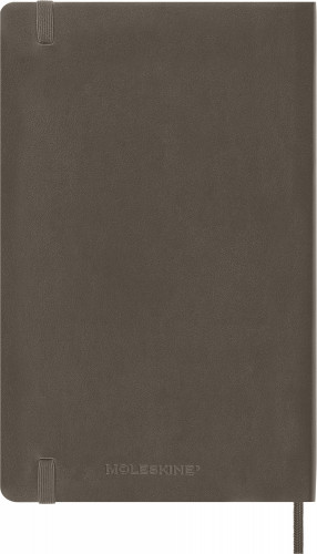 Блокнот Moleskine CLASSIC SOFT QP618P14 Large 130х210мм 192стр. нелинованный мягкая обложка коричневый