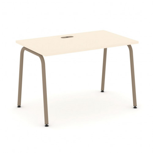 Estetica Стол рабочий ES.SP-2-LK Сатин/Латте металл 1180*730*750