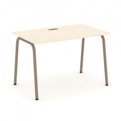 Estetica Стол рабочий ES.SP-2-LK Сатин/Латте металл 1180*730*750