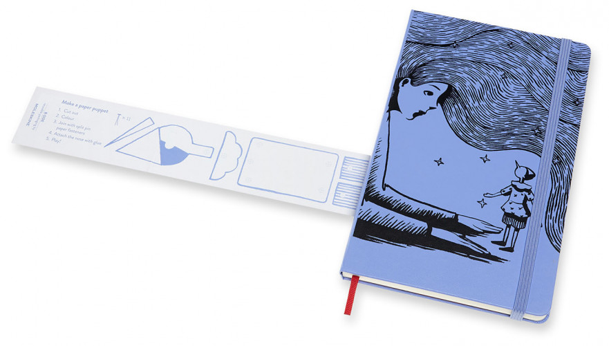 Блокнот Moleskine LIMITED EDITION PINOCCHIO LEPIQP062C Large 130х210мм 240стр. нелинованный твердая обложка фиолетовый/черный The Fairy