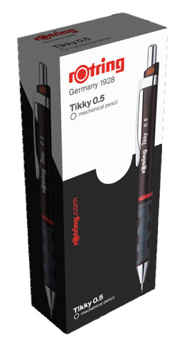 Карандаш мех. Rotring Tikky 1904691 0.5мм бордовый