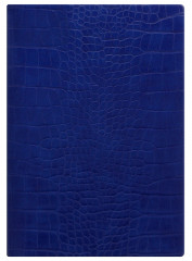 Ежедневник Letts CROC A5 искусст. кожа кремовые страницы мягкая обложка синий