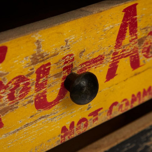 Комод Secret de Maison 7-UP (mod. О-258), дерево манго/металл, 51х38х92см, черный pin up