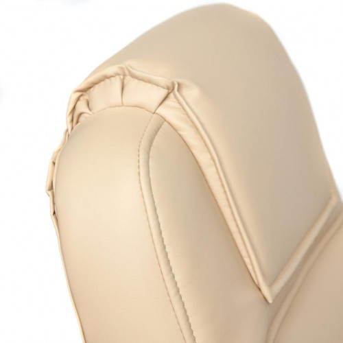 Кресло BERGAMO (хром), кож/зам, бежевый, 36-34