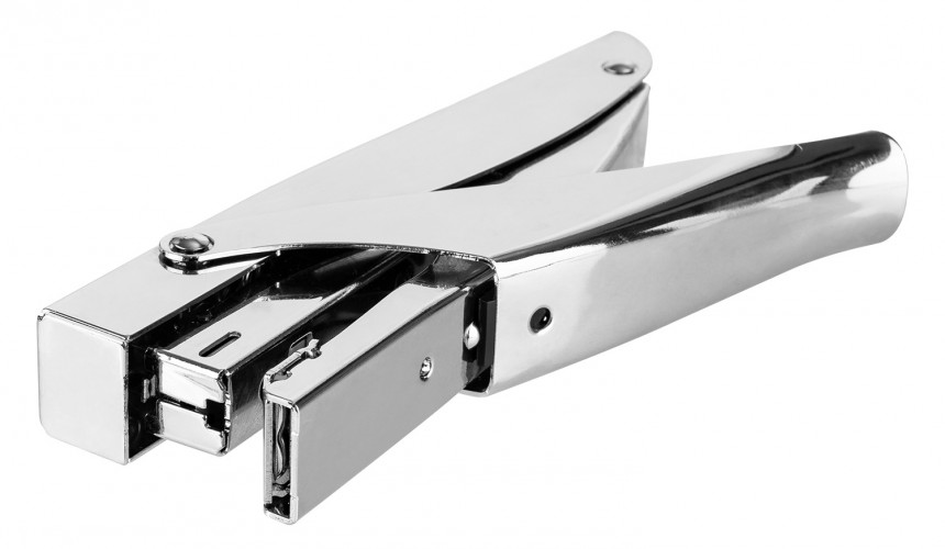 Плиер Deli E0346S 24/6 26/6 (25листов) серебристый металл