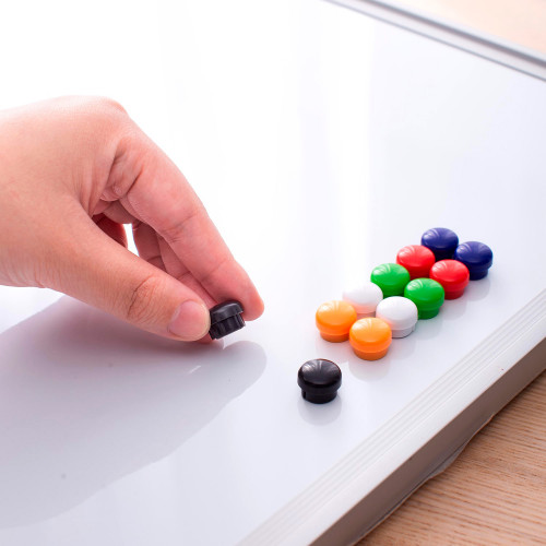 Магнит Deli E7823 для досок ассорти d15мм круглый (упак.:12шт)