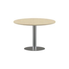 Конференц стол ПРГ 100 Клен*/Алюминий D1000хх750 IMAGO