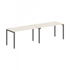 Стол 2-х местный XWST 2870 Сосна Эдмонт/Антрацит 2806х700х750 XTEN-S