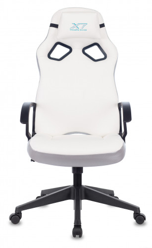Кресло игровое A4Tech X7 GG-1000W белый эко.кожа крестов. пластик черный
