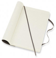 Блокнот Moleskine CLASSIC SOFT QP616P14 Large 130х210мм 192стр. линейка мягкая обложка коричневый
